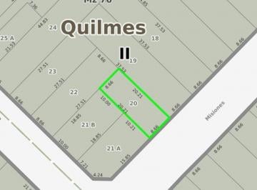 Terreno · 175m² · Oportunidad Lote en Venta en Bernal