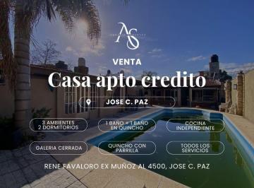 Casa · 309m² · 3 Ambientes · 1 Cochera · Casa en Jose Clemente Paz