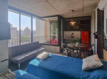 Departamento de 1 ambiente, Rosario · Monoambiente Amoblado Estilo Industrial San Juan y Alvear en Alquiler