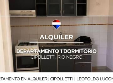 Departamento · 48m² · 1 Ambiente · 1 Cochera · Alquiler Departamento en Cipolletti