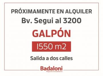 Bodega-Galpón · 1550m² · Galpón en Bella Vista