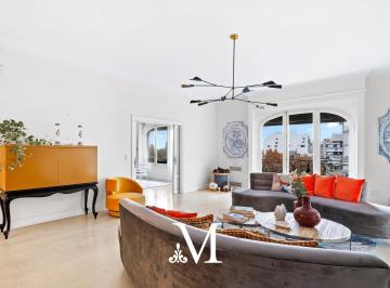 Departamento · 274m² · 6 Ambientes · 1 Cochera · Exclusivo Piso de Categoria - Av Alvear - Reciclado Frente a Plaza San Martin de Tours