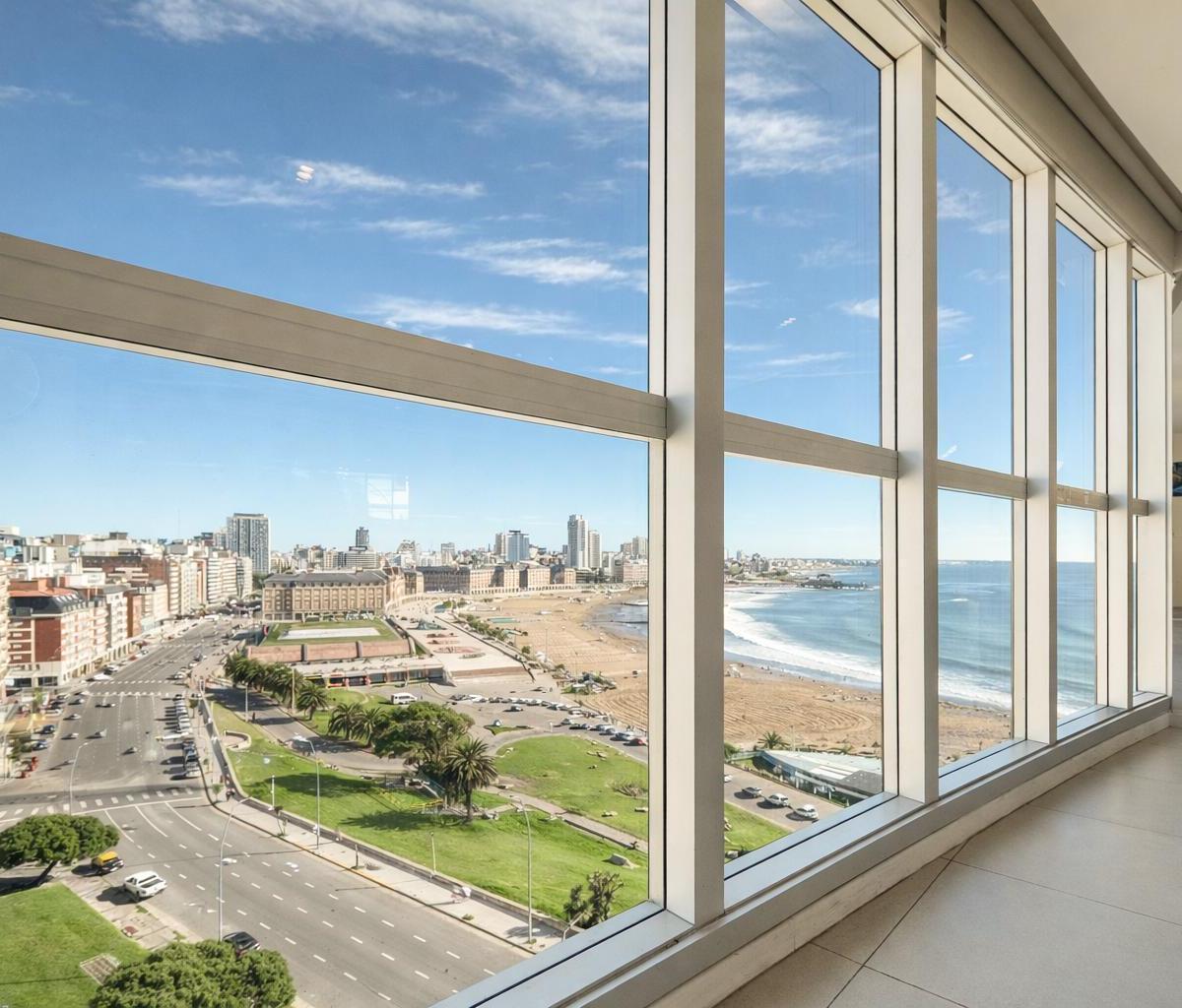 Semipiso 4 amb, 127m² a estrenar con vista al mar y cochera doble
