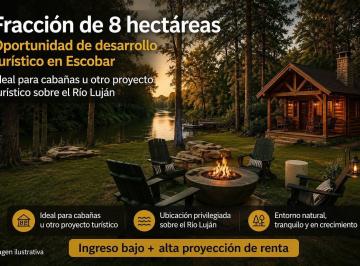 Terreno · 78981m² · Oportunidad de Inversión – 8 Hectáreas Sobre El Rio Lujan en Escobar