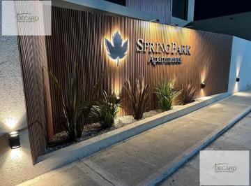 Departamento · 59m² · 2 Ambientes · 1 Cochera · Departamento de Dos Ambientes con Jardín en Venta en Pilar Springpark