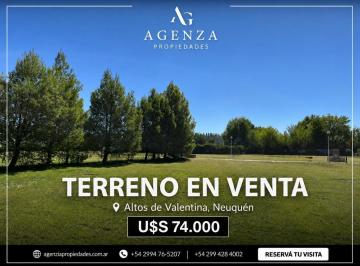Terreno · 1000m² · Terreno Venta, B° Altos de Valentina 1.000 m², Neuquén