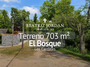Terreno · 703m² · Terreno en Venta, Barrio El Bosque, Rio Lujan, Cardales