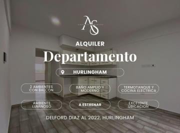 Departamento · 2 Ambientes · Alquiler Departamento Dos Ambientes a m de Estacion Ej Andes (Lemos)