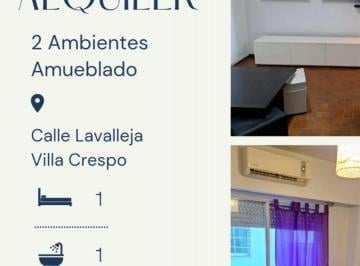 Departamento de 2 ambientes, Villa Crespo · Departamento Amueblado
