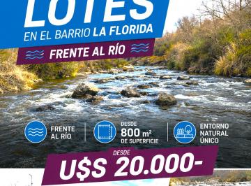 Terreno , Villa Ciudad Parque Los Reartes · Unicos! Terrenos Frente Al Rio ¡Oportunidad de Inversión!