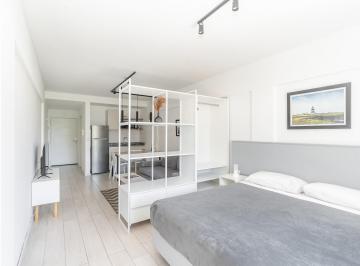 Departamento de 1 ambiente, Núñez · Studio con Cochera y Seguridad