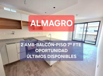 Departamento · 36m² · 2 Ambientes · Departamento 2 Ambientes Venta Almagro Balcon