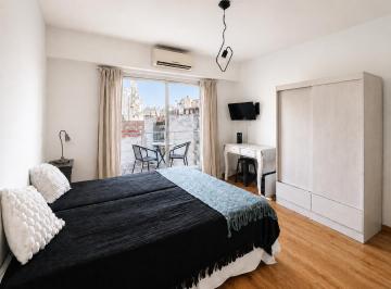 Departamento de 1 ambiente, Balvanera · Alquiler Temporario Gran Ambiente, Edificio Full Amenities