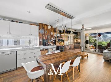 Departamento · 172m² · 4 Ambientes · 2 Cocheras · Piso en Palermo Cañitas, 3 Dorm, Terraza con Parrilla, Luminoso, 2 Cocheras, Baulera, Amenities