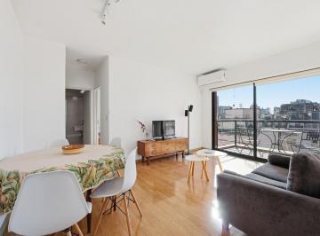 Departamento · 44m² · 2 Ambientes · Dos Ambientes Amoblado con Balcón y Amenities en Alquiler Temporario en Palermo Soho