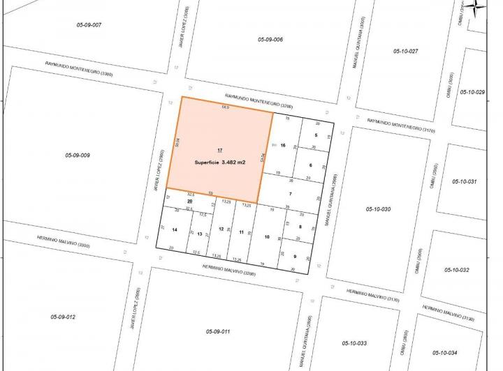 Terreno · 3482m²