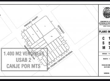 Terreno · 519m² · Lote Venta en Villa Urquiza Canje por m