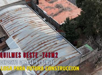 Terreno · 743m² · Venta Locales Lote Quilmes Sobre Av Losa
