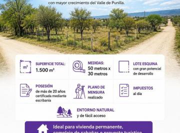 Terreno · 1500m² · Terreno en Villa Playa San Roque