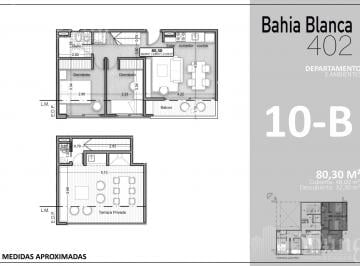 Departamento · 48m² · 3 Ambientes · Pent - House de Tres Ambientes en Nuevo Proyecto Centro de Wilde