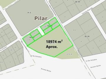 Terreno · 18974m² · 18974 m² en Venta Colectora Panamericana en Pilar, G. B. a. Zona Norte, Argentina