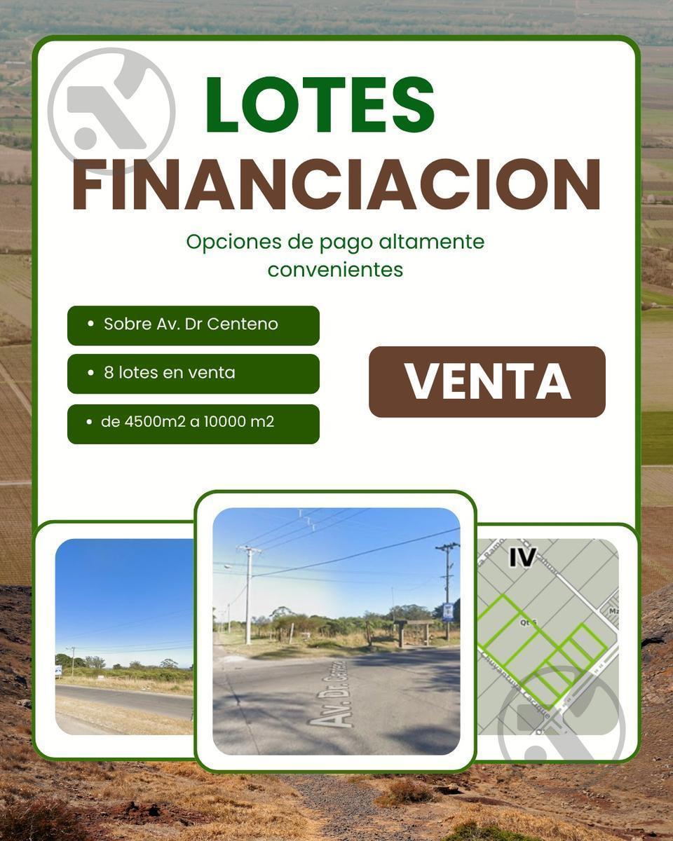 Financiacion | lotes en venta sobre av del centeno