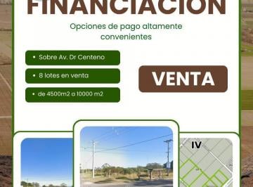 Terreno · 4700m² · Financiacion | Lotes en Venta Sobre Av del Centeno
