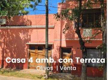 Casa · 141m² · 4 Ambientes · 1 Cochera · Venta Casa 4 Ambientes en Olivos - Apta Crédito.