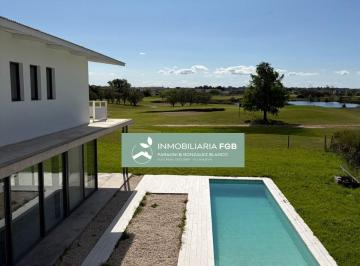 Casa · 180m² · 5 Ambientes · 4 Cocheras · Casa Al Golf con Pileta en Alquiler en Barrio Golf El Cantón, Escobar | Terraza - Diseño y Calidad