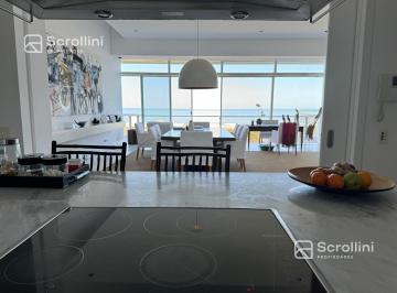 Departamento · 278m² · 3 Dormitorios · 2 Cocheras · Departamento en Edifico Exclusivo, con Una Vista Maravillosa Al Mar, amplio Living Comedor con Terr