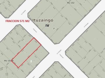 Terreno , Ituzaingó · Terreno de 571 m² en Venta en Villa Udaondo