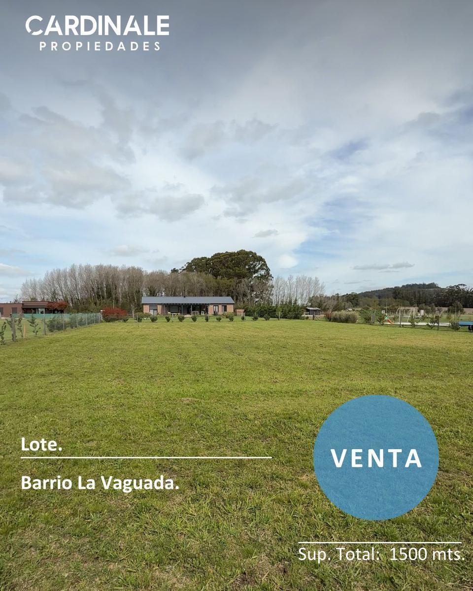 Lote a la venta en Barrio La Vaguada. Con hermosas vistas, ideal para disfrutar y proyectar la casa de tus sueños.