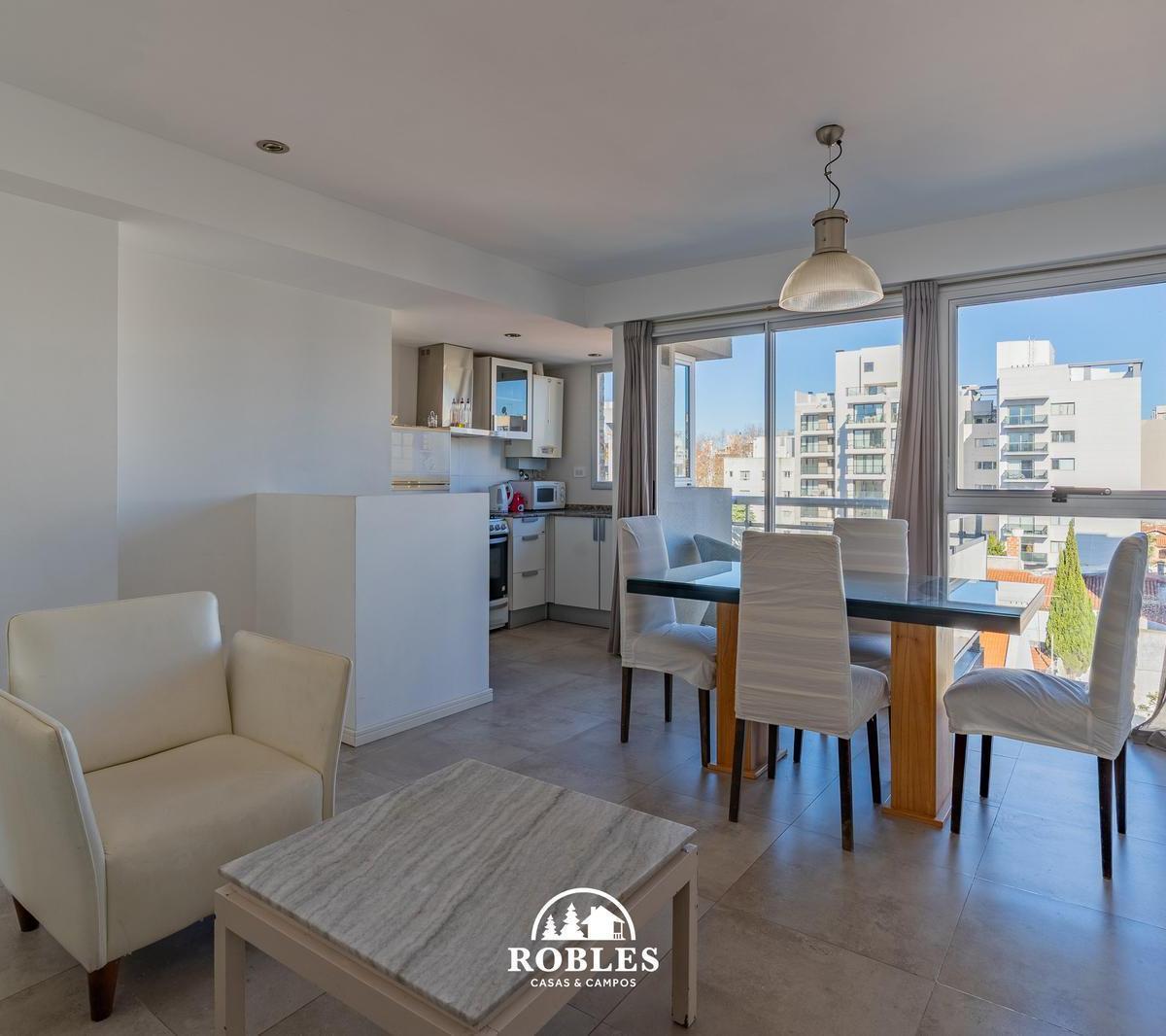 Depto 3 amb, 55m² con cochera descubierta — Güemes
