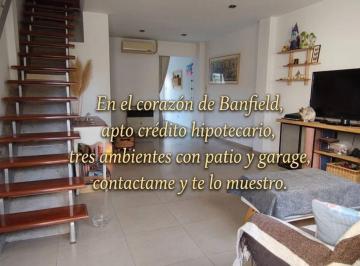 Casa · 90m² · 3 Ambientes · 1 Cochera · Venta Casa Duplex 3 Amb Banfield Garage Patio