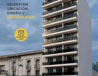 Departamento · 41m² · 2 Ambientes · Departamento en Centro - Cuotas Ideal Renta - en Construcción