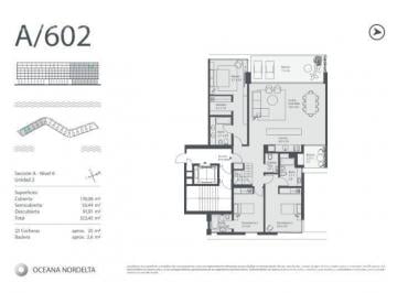 Departamento · 118m² · 5 Ambientes · 1 Cochera · Departamento Venta Nordelta 5 Ambientes