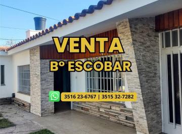 Casa de 4 ambientes, Córdoba · Venta Casa | 3 Dorm | B° Escobar – Ideal Vivienda o Uso Comercial/mixto300 m² Totales Usd 100