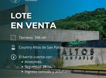 Terreno · 396m² · Terreno en San Pablo