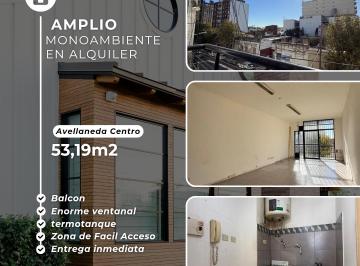 Departamento de 1 ambiente, Avellaneda · Monoambiente Amplio en Alquiler con Balcón en Avellaneda Centro