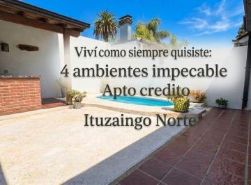 Casa · 105m² · 4 Ambientes · 1 Cochera · Casa 4 Ambientes Venta Ituzaingo Garage Pileta