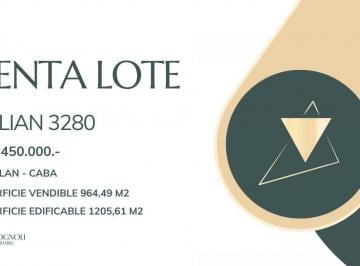 VET-VET-76_2 · Lote/terreno en Venta Coghlan Inversión 4pisos