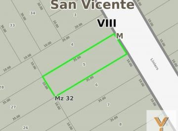 Terreno · 350m² · Terreno en Venta - 350 m² - Alejandro Korn, San Vicente