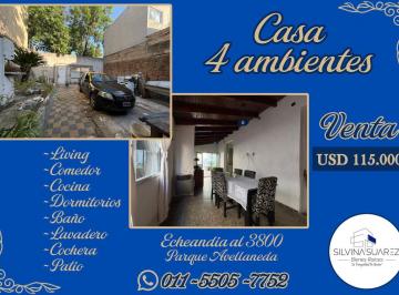 Casa de 4 ambientes, Parque Avellaneda · Casa 4 Ambientes en Venta Parque Avellaneda.
