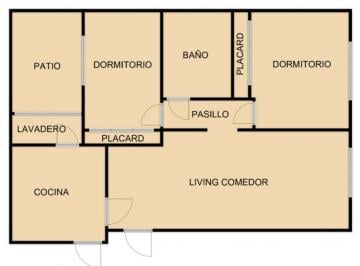 Departamento de 3 ambientes, Almagro · Departamento 3 Ambientes en Venta Apto Credito - Acepto Prop. en Parte de Pago.