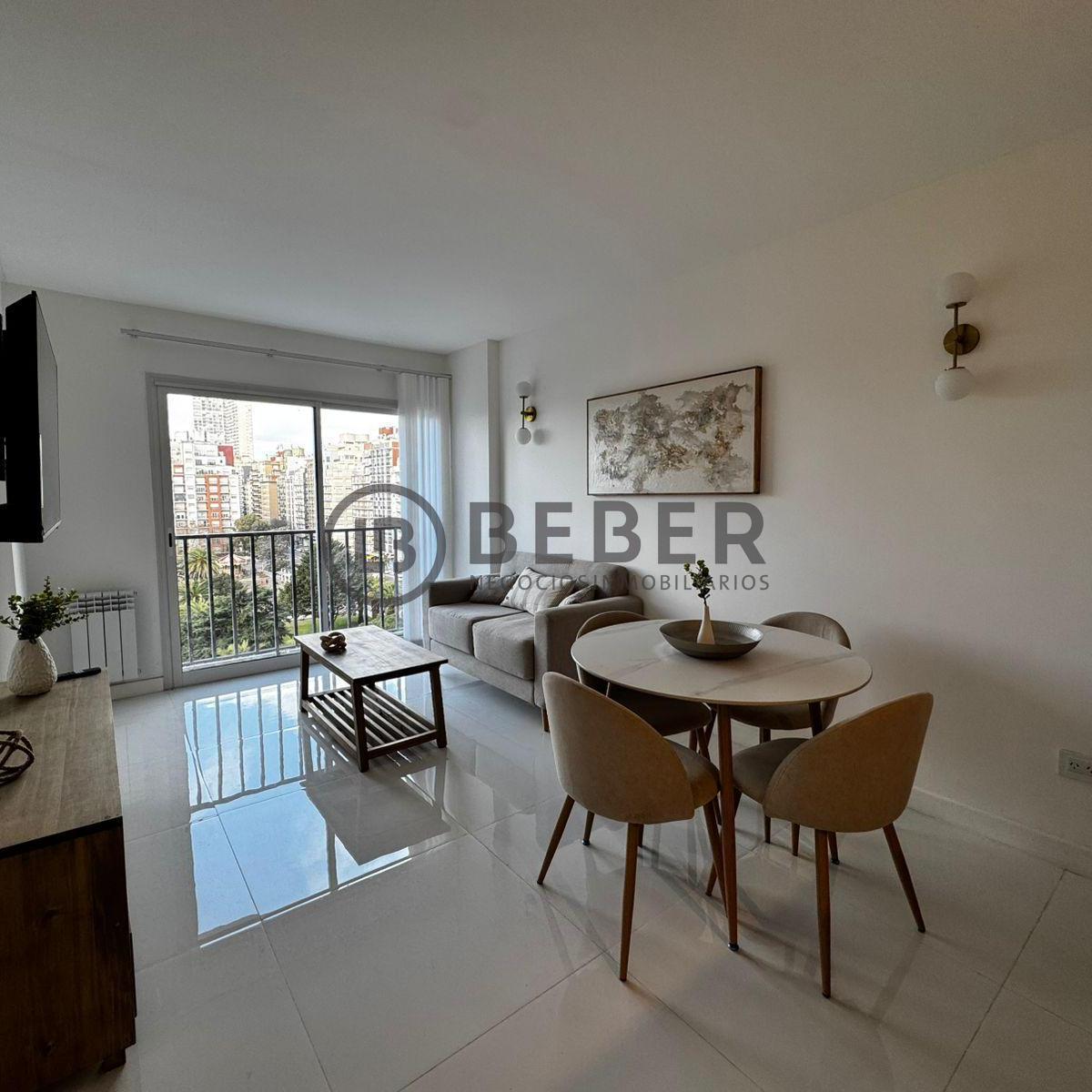 Depto 2 amb, 43m² reciclado y amoblado — Plaza Colón