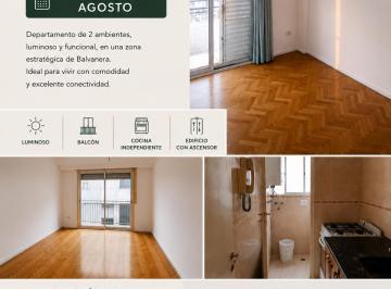 Departamento de 2 ambientes, Balvanera · Alquiler Departamento de 2 Ambientes