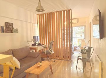 Departamento · 32m² · 1 Ambiente · Charcas 4645 - Alquiler Temporal - Monoambiente Equipado - con Balcón y Patio.