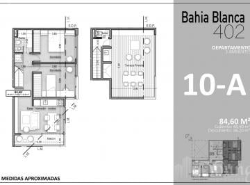 Departamento · 48m² · 3 Ambientes · Pent - House de Tres Ambientes en Nuevo Proyecto Centro de Wilde
