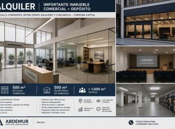 Local comercial de 10 ambientes, Córdoba · Alquiler Local Comercial + Depósito!