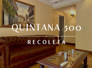 Departamento · 130m² · 3 Ambientes · 1 Cochera · Piso de Categoria en Recoleta Al Frente, Buena Vista, 3/4 Amb con Dependencia de Servicio y Cochera